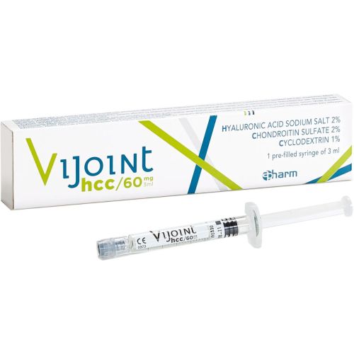 Протез синовіальної рідини для суглобів Vijoint HCC (Віджоінт HCC) 60 мг/3 мл шприц №1 в місті Богородчани : ціни, характеристика.  - фото №1 Протез синовіальної рідини для суглобів Vijoint HCC (Віджоінт HCC) 60 мг/3 мл шприц №1 в місті Богородчани : ціни, характеристика.