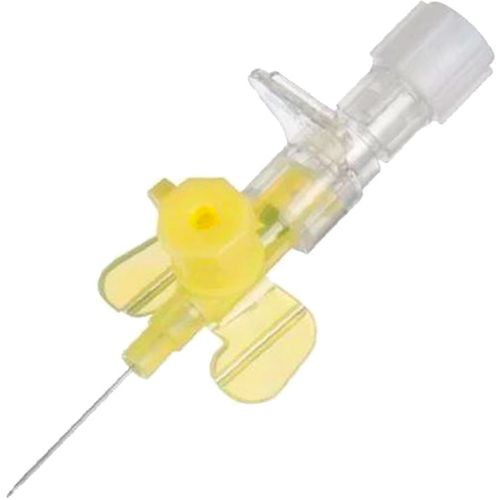 Катетер Вазофикс Сeйфети PUR G24 0,7 х19 мм желтый недорого - фото №1 Катетер Вазофикс Сeйфети PUR G24 0,7 х19 мм желтый недорого