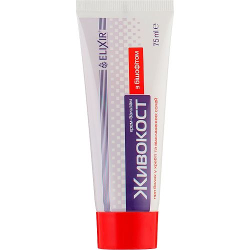 Живокост з бішофітом крем-бальзам, 75 мл в місті Софіївка : ціни, характеристика.  - фото №1 Живокост з бішофітом крем-бальзам, 75 мл в місті Софіївка : ціни, характеристика.