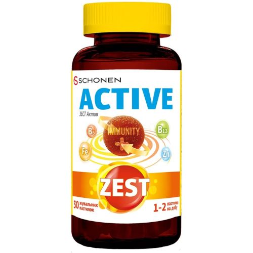 Zest Aktiv (Зест Актив) жувальні пастилки №30 в місті Харків : ціни, характеристика. - фото №1 Zest Aktiv (Зест Актив) жувальні пастилки №30 в місті Харків : ціни, характеристика.
