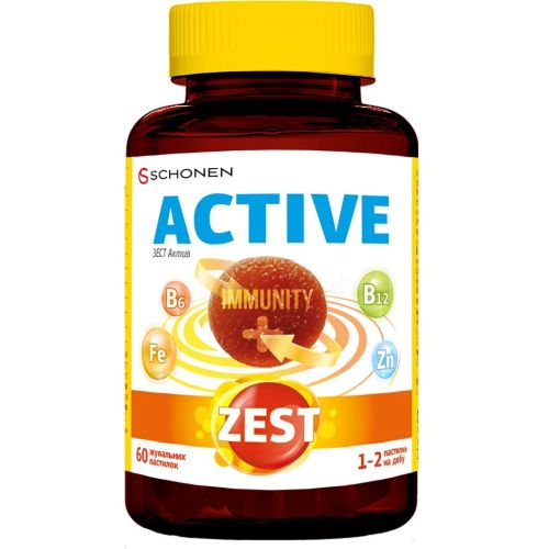 Zest Aktiv (Зест Актив) жувальні пастилки №60 в місті Харків : ціни, характеристика. - фото №1 Zest Aktiv (Зест Актив) жувальні пастилки №60 в місті Харків : ціни, характеристика.