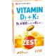 Zest Витамин Д3 4000 МЕ+К2 капсулы №30 в городе Борисполь : цены, характеристики. - фото №1 Zest Витамин Д3 4000 МЕ+К2 капсулы №30 в городе Борисполь : цены, характеристики.