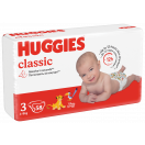 Підгузки Huggies Classic Jumbo р.3 (4-9 кг) 58 шт ціна foto 2