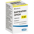 Варфарин Оріон 3 мг таблетки №30 недорого foto 1
