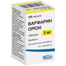 Варфарин Оріон 3 мг таблетки №100  в Україні foto 1