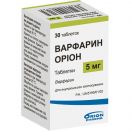 Варфарин Оріон 5 мг таблетки №30 в інтернет-аптеці foto 1