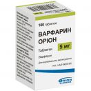 Варфарин Оріон 5 мг таблетки №100  ціна foto 1