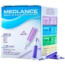 Ланцет Medlance plus Lite 25G, глибина проникнення 1,5 мм, фіолетовий, 200 шт. фото foto 1