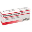 Бісопролол-Ратіофарм 10 мг таблетки №50  ADD foto 1