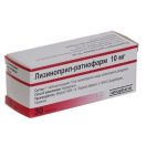 Лизиноприл-ратиофарм 10 мг таблетки №30 недорого foto 1