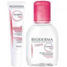 Набір Bioderma Sensibio Крем-гель для контуру очей 15 мл + Лосьйон Н2О 100 мл-50% + Ватні диски в Подарунок) в Україні foto 1