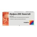 Ирфен-200 Квиктаб 200 мг таблетки №10 - фото №1 Ирфен-200 Квиктаб 200 мг таблетки №10 купить foto 1