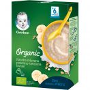 Каша безмолочна Gerber Organic пшенично-вівсяна з бананом з 6 місяців 240 г  ADD foto 1