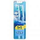 Зубная щетка Oral-B (Орал-Би) 3D White 40 мм средняя 1+1 в подарок цена foto 1