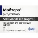 Мабтера концентрат розчин для інфузій 500 мг/50 мл флакон 50 мл замовити foto 1