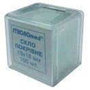 Скло покрівне Micromed 18х18 мм 100 шт ціна foto 1