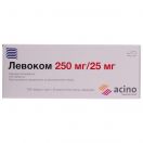 Левоком 250 мг/25 мг таблетки №100  ADD foto 1