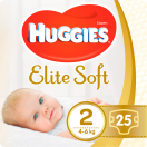 Підгузники Huggies Elite Soft Newborn-2 (4-6 кг) 25 шт в аптеці foto 2