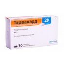 Торвакард 20 мг таблетки №30 - фото №1 Торвакард 20 мг таблетки №30 купить foto 1
