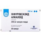 Ніфуроксазид Алкалоїд 200 мг капсули №20 в аптеці foto 1