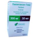Паклітаксел-ТЕВА конц. д/пр. інф. р-ра 6 мг/мл 50 мл (300 мг) №1 фл. ADD foto 1