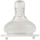 Соска Baby team силіконова антиколікова з широким горлом, повільний потік, 0+, 1 шт. (2025) в інтернет-аптеці foto 1