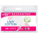 Ватні палички Lady Cotton, 300 шт. в аптеці foto 1