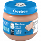 Пюре Gerber ніжного курча (з 6 місяців) 80 г в інтернет-аптеці foto 1