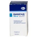 Вифенд пор. д/р-ра д/инф. 200 мг фл. №1 - фото №1 Вифенд пор. д/р-ра д/инф. 200 мг фл. №1 ADD foto 1