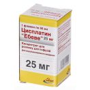 Цисплатин ЕБЕВЕ конц.д/р-ну д/інф. 0.5 мг/мл 50 мл (25 мг) фл. №1  ціна foto 1
