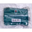 Пакет-бандаж перев'язувальний з кровоспинною серветкою, 10x18 см в Україні foto 1