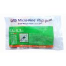 Шприц Micro-Fine Plus Demi одноразовый 0.3 мл инсулиновый U-100 G30 №10 ADD foto 2