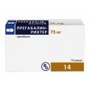 Прегабалин-Рихтер капсулы 75 мг №14 (14х1) блист. в аптеці foto 1