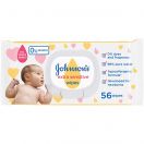 Влажные салфетки для детей Johnson's Baby Экстра нежные, 56 шт. ADD foto 1
