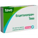 Есциталопрам-Тева 10 мг таблетки №28 купити foto 1