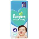 Підгузки Pampers Active Baby-Dry Midi р.3 (6-10 кг) 58 шт - фото №1 1 foto 1