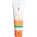 Крем Vichy Capital Soleil Сонцезахисний матуючий 3 в 1 для жирної проблемної шкіри SPF50 50 мл недорого foto 1