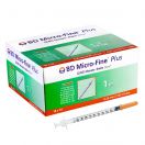 Шприц інсуліновий BD Micro Fine Plus U-100, 1мл 31G (0,25 x 6 мм) №1 в інтернет-аптеці foto 1