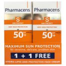 Набір Крем Pharmaceris S Sun Protect 1+1 сонцезахисний гідроліпідний для обличчя SPF50 100 мл в аптеці foto 3