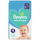 Підгузки Pampers Active Baby-Dry Maxi р.4 (9-14 кг) 49 шт ціна foto 1
