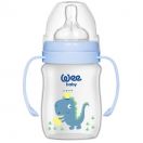 Пляшечка Wee Baby (Ві Бейбі) для годування з широкою шийкою та ручками Classic Plus 150 мл, соска №1 (колір в асортименті) - фото №2 Пляшечка Wee Baby (Ві Бейбі) для годування з широкою шийкою та ручками Classic Plus 150 мл, соска №1 (колір в асортименті) ADD foto 2