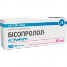 Бісопролол-Астрафарм 10 мг таблетки №20 купити foto 1