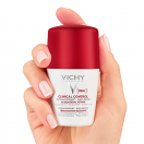 Антиперспирант Vichy Клиникал Контрол шариковый против чрезмерного потоотделения и запаха 96 часов защиты 50 мл ADD foto 4