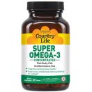 Country Life (Кантрі Лайф) Super Omega-3 концентрований риб'ячий жир капсули №60 замовити foto 1