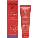 Гель-крем Apivita Bee Sun Safe для обличчя сонцезахисний з відтінком SPF50 50 мл в інтернет-аптеці foto 1
