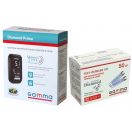 Набір тест-GAMMA DM (50) 2 уп. + Глюкометр GAMMA PRIMA ціна foto 1