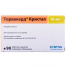 Торвакард Кристал 10 мг таблетки №90 в Україні foto 1