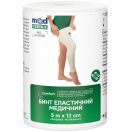 Бинт Medtextile еластичний медичний середньої розтяжності 5 м x 12 см ADD foto 1