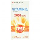 Zest (Зест) Vitamin D3 (Вітамін Д3) 2000 МО капсули №30 замовити foto 1