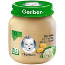 Пюре Gerber цвітна капуста і картопля (з 6 місяців) 130 г ціна foto 4